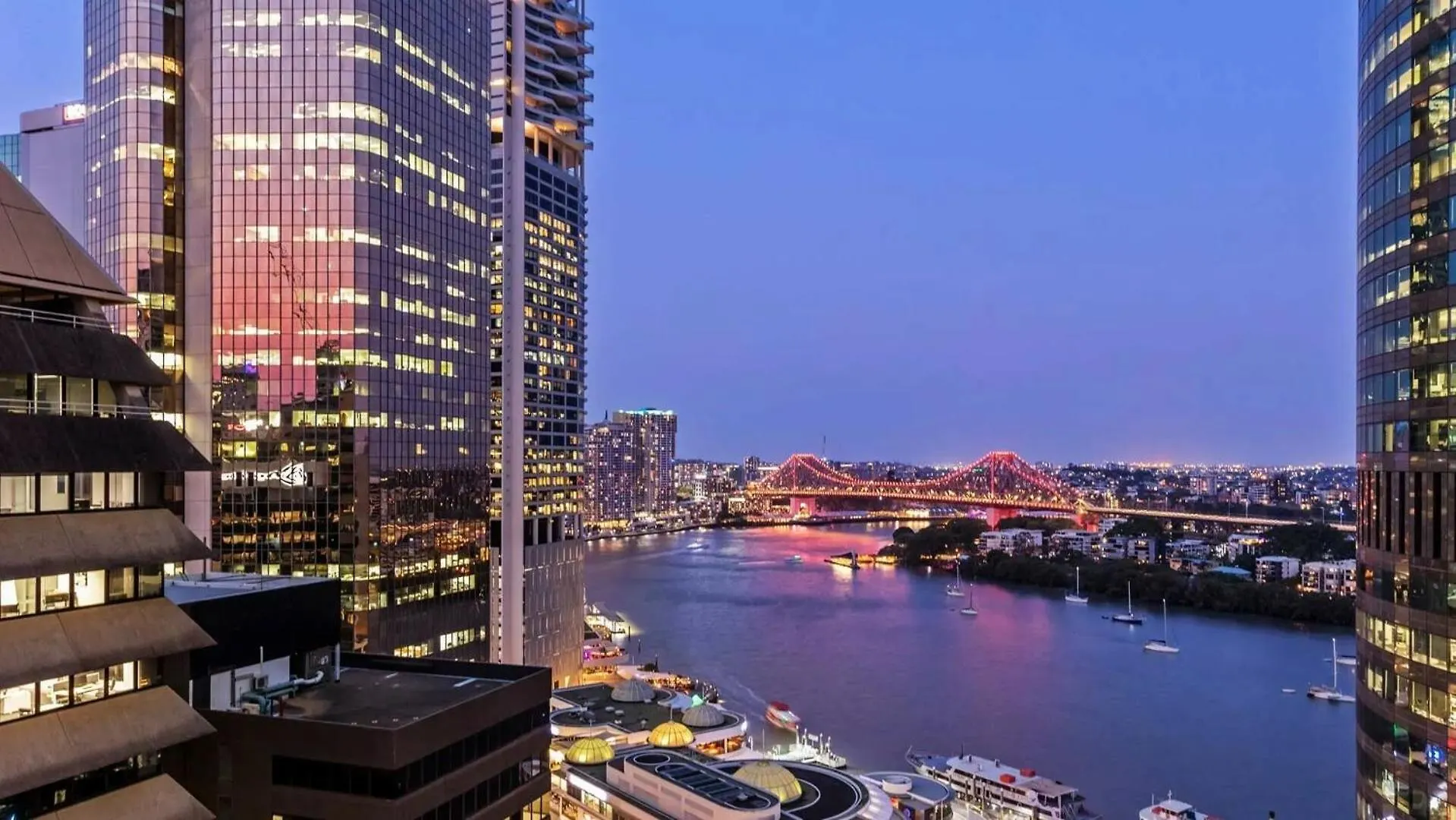 דירות בריסביין Luxury Cbd 2B2B Balcony Views Free Parking 0*,